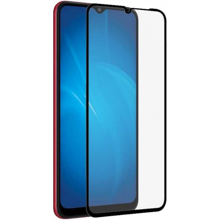 Защитное стекло для экрана DF sColor-110 черный для Samsung Galaxy A02/A02s/A12/M12 1шт. (DF SCOLOR-110 (BLACK))