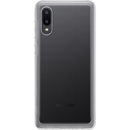 Чехол (клип-кейс) Samsung для Samsung Galaxy A02 Soft Clear Cover прозрачный (EF-QA022TTEGRU)