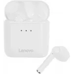 Гарнитура вкладыши Lenovo QT83 белый беспроводные bluetooth в ушной раковине