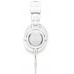 Наушники мониторные Audio-Technica ATH-M50X 1.2м белый проводные оголовье (15117335)
