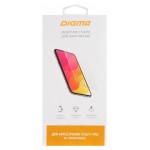 Защитное стекло для экрана Digma 3D черный для Apple iPhone X/XS/11 Pro 3D 1шт. (DGG3AP11PA)