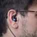 Наушники вкладыши Sennheiser IE 300 1.25м черный проводные крепление за ухом (509104)