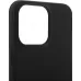 Чехол (клип-кейс) BoraSCO для Apple iPhone 13 Pro Silicone Case черный (матовый) (40442)