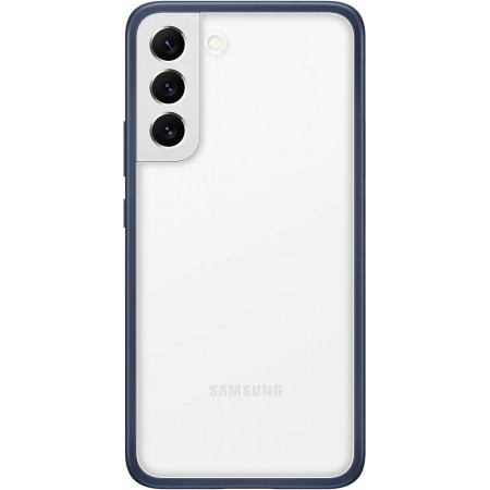 Чехол (клип-кейс) Samsung для Samsung Galaxy S22+ Frame Cover темно-синий/прозрачный (EF-MS906CNEGRU)