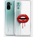 Чехол (клип-кейс) BoraSCO для Xiaomi Redmi Note 10/10S ArtWorks прозрачный/рисунок (51606)