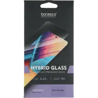 Защитное стекло для экрана BoraSCO Hybrid Glass прозрачный для Vivo Y31/Y53S 2.5D антиблик. 1шт. (40003)