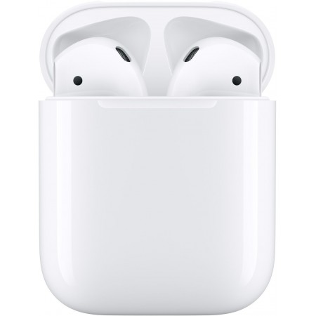 Гарнитура вкладыши Apple AirPods 2 белый беспроводные bluetooth в ушной раковине (MV7N2ZA/A)