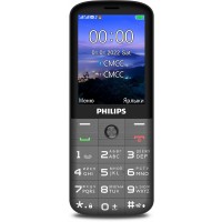 Мобильный телефон Philips E227 Xenium 32Mb темно-серый моноблок 2Sim 2.8" 240x320 0.3Mpix GSM900/1800 FM microSD