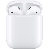 Гарнитура вкладыши Apple AirPods 2 A2032,A2031,A1602 белый беспроводные bluetooth в ушной раковине (MV7N2ZM/A)