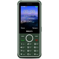 Мобильный телефон Philips E2301 Xenium 32Mb зеленый моноблок 2Sim 2.8" 240x320 Nucleus 0.3Mpix GSM900/1800 MP3 FM microSD