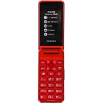 Мобильный телефон Philips E2601 Xenium красный раскладной 2Sim 2.4" 240x320 Nucleus 0.3Mpix GSM900/1800 FM microSD max32Gb