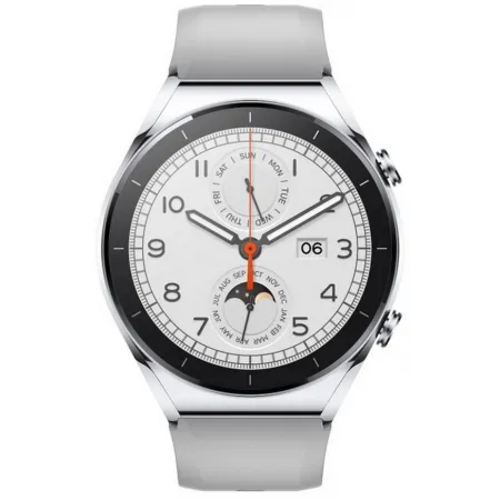 Смарт-часы Xiaomi Watch S1 GL 46мм 1.43" AMOLED корп.серебристый рем.серебристый разм.брасл.:149.8-233.8 мм (BHR5560GL)