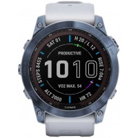 Смарт-часы Garmin Fenix 7X 1.4" корп.синий рем.белый (010-02541-15) Смарт-часы Garmin Fenix 7X 1.4" корп.синий рем.белый (010-02541-15)