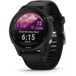 Смарт-часы Garmin Forerunner 255 33мм 1.3" корп.черный рем.черный (010-02641-30)