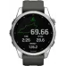 Смарт-часы Garmin Fenix 7S 1.2" корп.серый рем.черный (010-02539-01)
