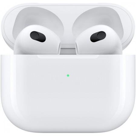Гарнитура вкладыши Apple AirPods 3 A2565/A2564/A2897 Lightning белый беспроводные bluetooth в ушной раковине (MPNY3ZA/A)