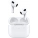 Гарнитура вкладыши Apple AirPods 3 A2565/A2564/A2897 Lightning белый беспроводные bluetooth в ушной раковине (MPNY3ZA/A)