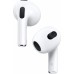 Гарнитура вкладыши Apple AirPods 3 A2565/A2564/A2897 Lightning белый беспроводные bluetooth в ушной раковине (MPNY3ZA/A)