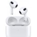 Гарнитура вкладыши Apple AirPods 3 A2565/A2564/A2897 Lightning белый беспроводные bluetooth в ушной раковине (MPNY3AM/A)