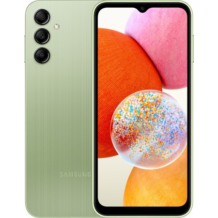 Смартфон Samsung SM-A145 Galaxy A14 64Gb 4Gb светло-зеленый моноблок 3G 4G 2Sim 6.6" 1080x2408 Android 13 50Mpix 802.11 a/b/g/n/ac GPS GSM900/1800 GSM1900 TouchSc microSD max1024Gb