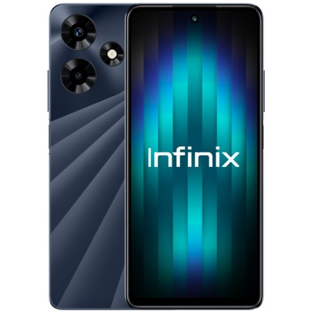 Смартфон Infinix X6831 Hot 30 128Gb 8Gb зеленый моноблок 3G 4G 2Sim 6.78" 1080x2460 Android 13 50Mpix 802.11 a/b/g/n/ac NFC GPS GSM900/1800 GSM1900 TouchSc FM microSD max1024Gb