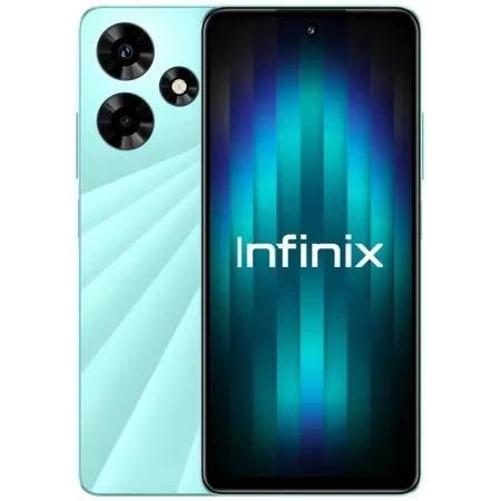 Смартфон Infinix X6831 Hot 30 128Gb 4Gb зеленый моноблок 3G 4G 2Sim 6.78" 1080x2460 Android 13 50Mpix 802.11 a/b/g/n/ac NFC GPS GSM900/1800 GSM1900 TouchSc FM microSD max1024Gb