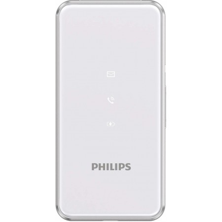 Мобильный телефон Philips E2601 Xenium серебристый раскладной 2Sim 2.4" 240x320 Nucleus 0.3Mpix GSM900/1800 FM microSD max32Gb