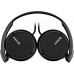 Гарнитура накладные Sony MDR-ZX110AP 1.2м черный проводные оголовье (MDR-ZX110APBC1E)