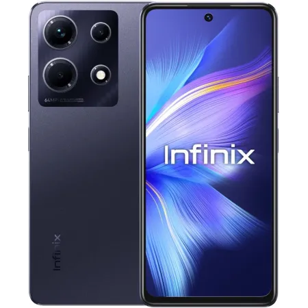 Смартфон Infinix X6833B Note 30 256Gb 8Gb черный моноблок 3G 4G 2Sim 6.78" 1080x2460 Android 13 64Mpix 802.11 a/b/g/n/ac NFC GPS GSM900/1800 GSM1900 TouchSc FM microSD max2048Gb