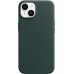 Чехол (клип-кейс) Apple для Apple iPhone 14 Leather Case with MagSafe A2906 темно-зеленый (MPP53ZM/A)