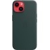 Чехол (клип-кейс) Apple для Apple iPhone 14 Leather Case with MagSafe A2906 темно-зеленый (MPP53ZM/A)