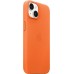 Чехол (клип-кейс) Apple для Apple iPhone 14 Plus Leather Case with MagSafe A2907 оранжевый (MPPF3ZM/A)