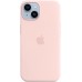 Чехол (клип-кейс) Apple для Apple iPhone 14 Silicone Case with MagSafe A2910 светло-розовый (MPRX3ZM/A)