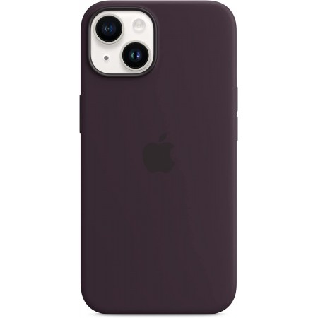 Чехол (клип-кейс) Apple для Apple iPhone 14 Silicone Case with MagSafe A2910 баклажановый (MPT03ZM/A)