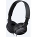 Гарнитура накладные Sony MDR-ZX110AP 1.2м черный проводные оголовье