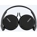 Гарнитура накладные Sony MDR-ZX110AP 1.2м черный проводные оголовье