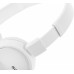 Гарнитура накладные Sony MDR-ZX110AP 1.2м белый проводные оголовье