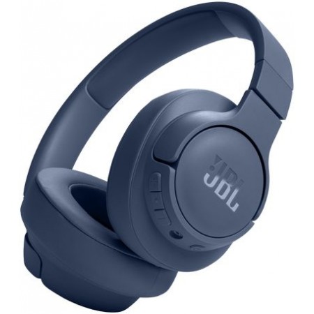 Гарнитура мониторные JBL Tune 720 BT 1.2м синий беспроводные bluetooth оголовье (JBLT720BTBLU)