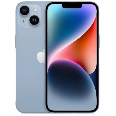 Смартфон Apple A2886 iPhone 14 Plus 128Gb 6Gb голубой моноблок 3G 4G 1Sim 6.7" 1284x2778 iOS 16 12Mpix 802.11 a/b/g/n/ac/ax NFC GPS GSM900/1800 GSM1900 TouchSc Protect