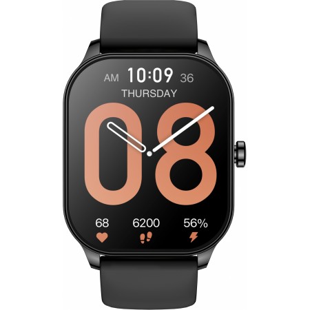 Смарт-часы Amazfit Pop 3S A2318 1.96" AMOLED корп.черный рем.черный (1746286)