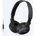 Наушники накладные Sony MDR-ZX110LP 1.2м черный проводные оголовье