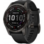 Смарт-часы Garmin Fenix 7S Sapphire Solar 40мм 1.2" корп.черный рем.черный (010-02539-25)