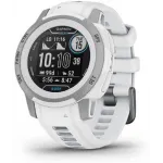Смарт-часы Garmin Instinct 2s Solar 40мм 1.2" AMOLED корп.черный/белый рем.белый (010-02564-03)