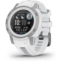 Смарт-часы Garmin Instinct 2s Solar 40мм 1.2" AMOLED корп.черный/белый рем.белый (010-02564-03)