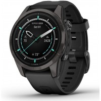 Смарт-часы Garmin Epix Pro Gen 2 Sapphire 30.4мм 1.2" AMOLED корп.черный рем.черный (010-02802-15)