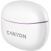Гарнитура вкладыши Canyon TWS-5 фиолетовый беспроводные bluetooth в ушной раковине (CNS-TWS5PU)