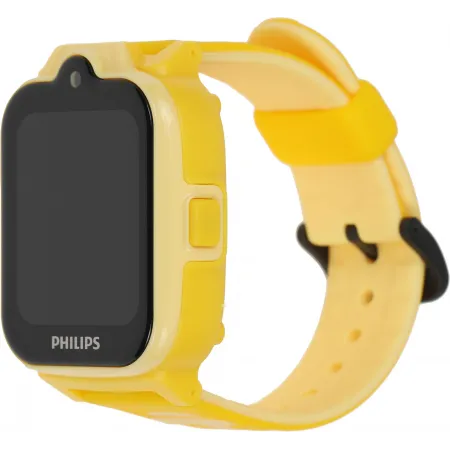 Смарт-часы Philips Kids W6610 1.69" IPS корп.желтый рем.желтый (CTW6610YL/00)