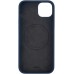 Чехол (клип-кейс) uBear для Apple iPhone 15 Plus Touch Mag Case with MagSafe темно-синий (CS271DB67TH-I23M)