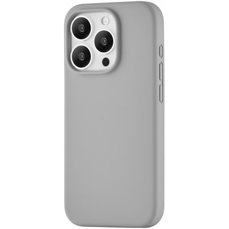 Чехол (клип-кейс) uBear для Apple iPhone 15 Pro Touch Mag Case with MagSafe серый (CS265MG61PTH-I23M)