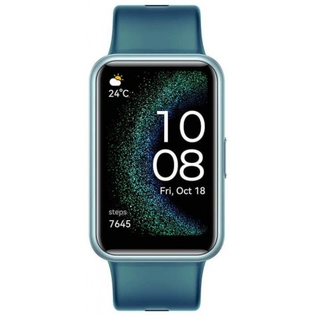Смарт-часы Huawei Fit SE STA-B39 30мм 1.64" AMOLED корп.зеленый рем.зеленый разм.брасл.:130-210мм (55020ATF)